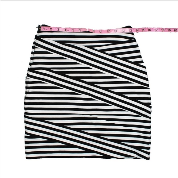 Express Striped Pencil Skirt - Picture 5 of 6